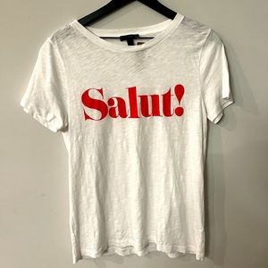 J Crew Salut! Tee